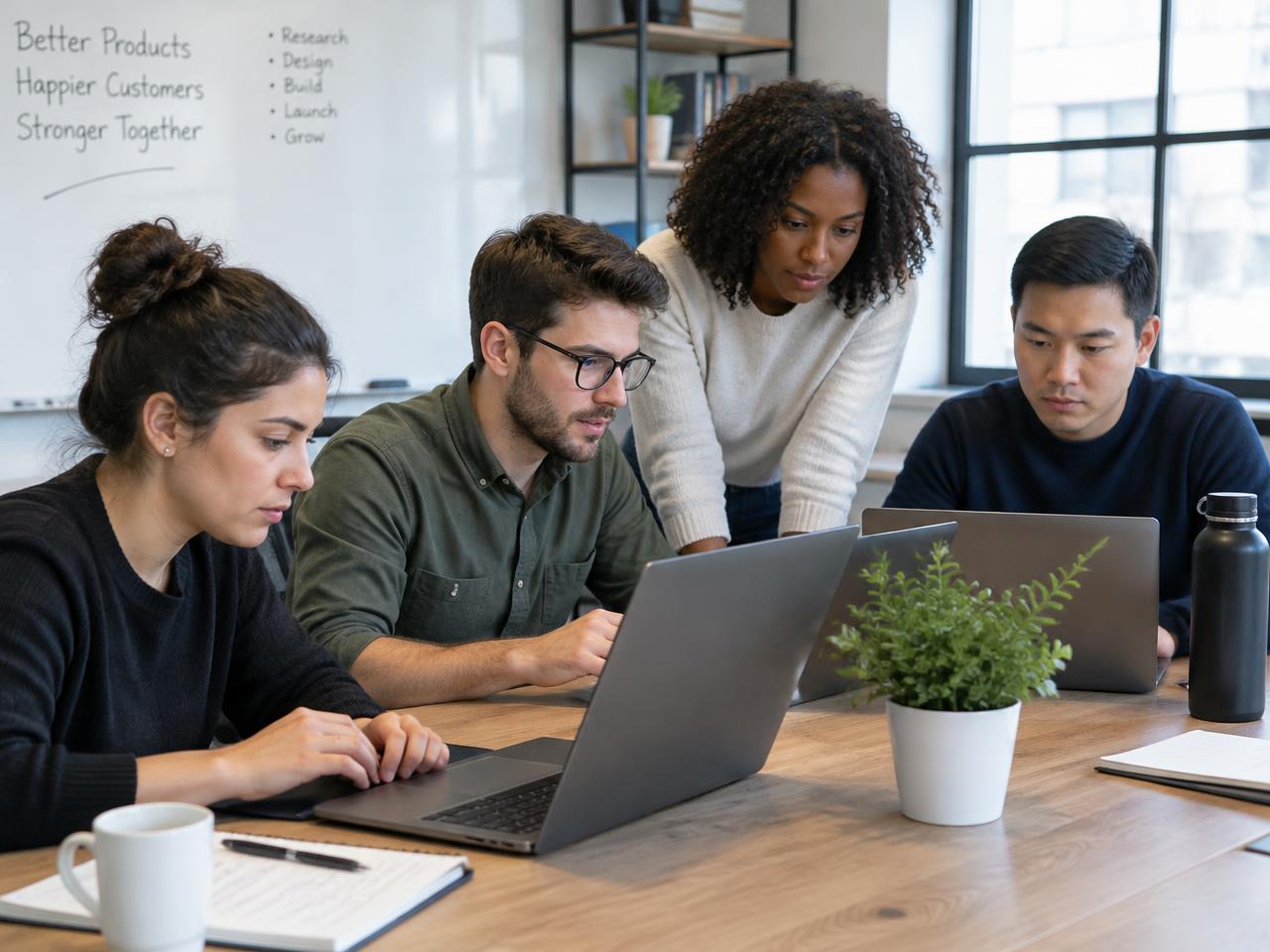 Team working together